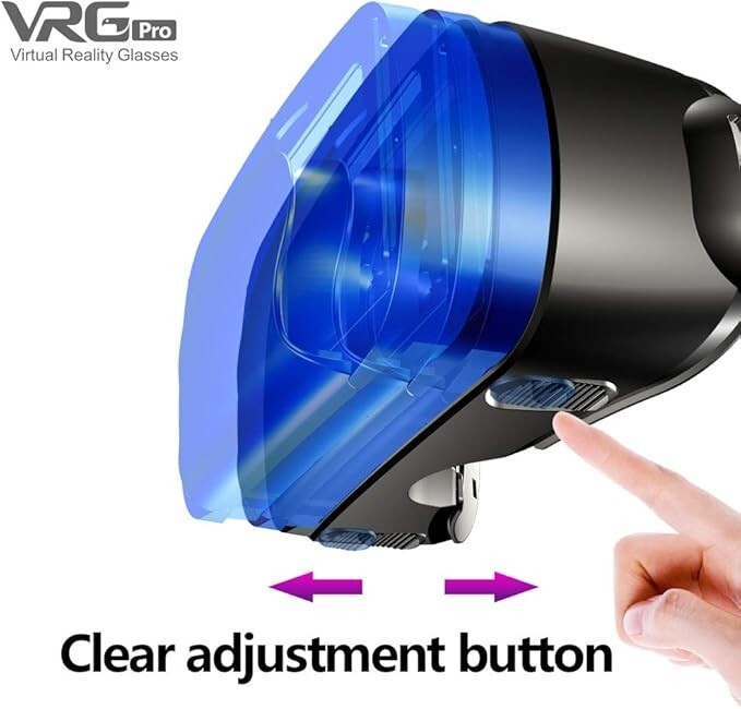 Universal VR Headset for iPhone & Android Phones - 3D Virtual Reality Glasses