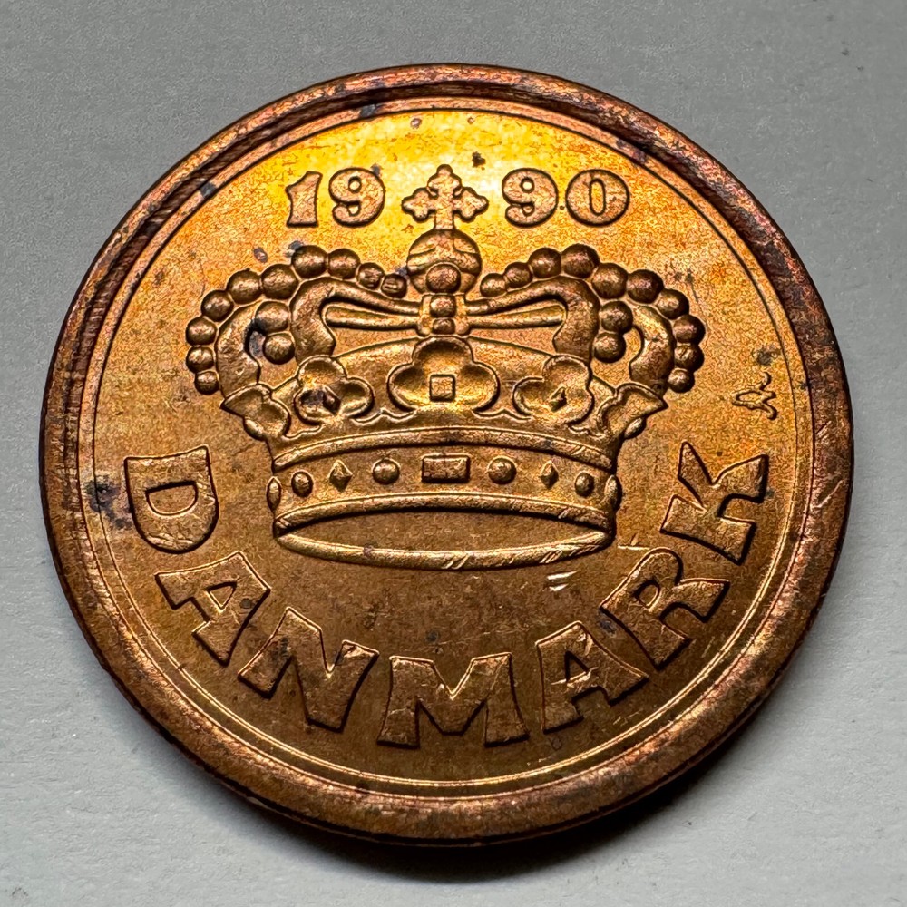 1990 Denmark 25 Ore - Coin #C-018