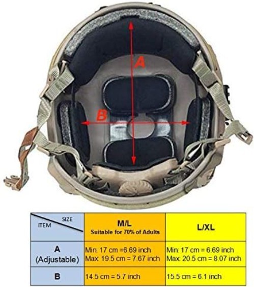 Adjustable Maritime Helmet ABS for Airsoft Paintball