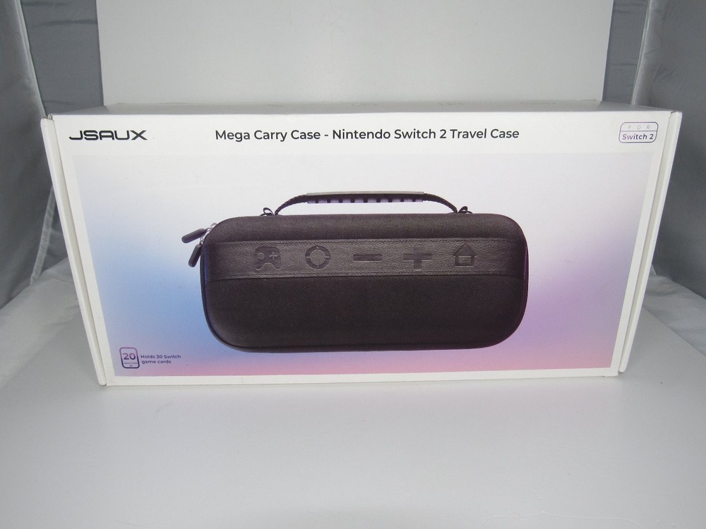 JSAUX Mega Carry Case Nintendo Switch 2 Travel Case Large Capacity