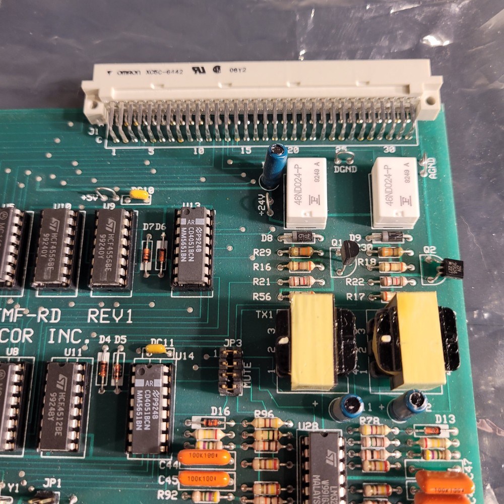 Telecor DTMF-RD Rev 1 Plug In Module Control Computer Board PCB