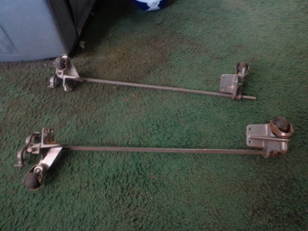Vintage Retractable Caster Set From tool stand