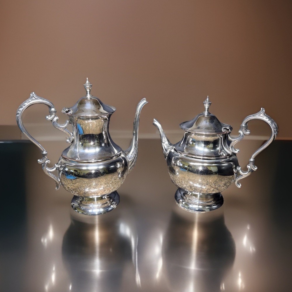Vintage Küpler, Silver Plated, Tea And Coffee Pots
