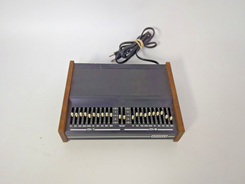VINTAGE MXR STEREO GRAPHIC  EQUALIZER 114