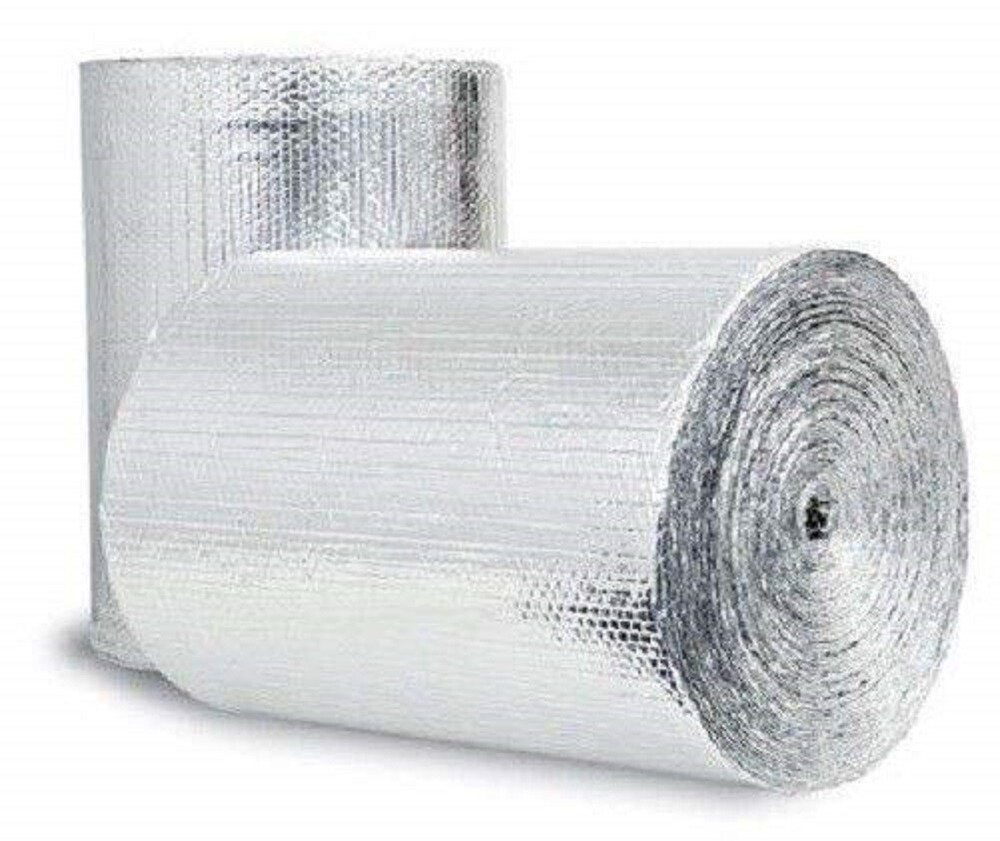 Continuous Double Foil Insulation Reflective Bubble Roll - 36" (36" x 3FT) R8
