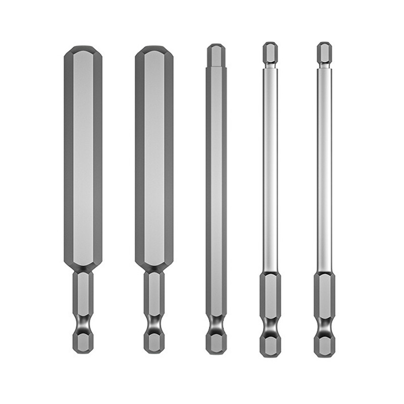 Hex Key Allen Bit Set Quick Change Connect Impact Driver Power Drill Metric Long