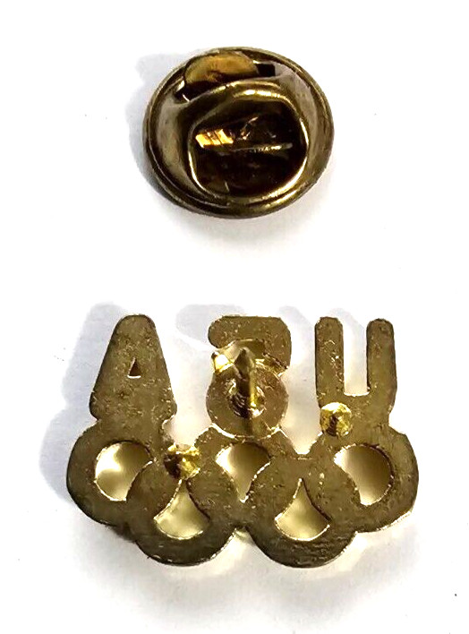 Gold USA Olympic Label Pin