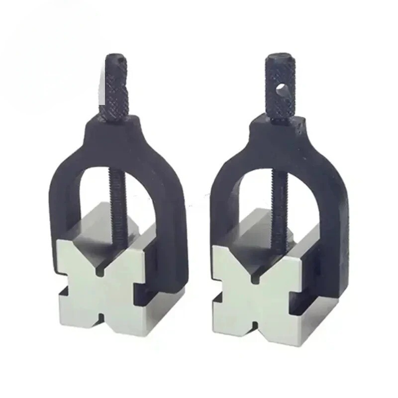 High Precision V Block Clamp Set A Type Machinist Blocks and Clamp Tools Set