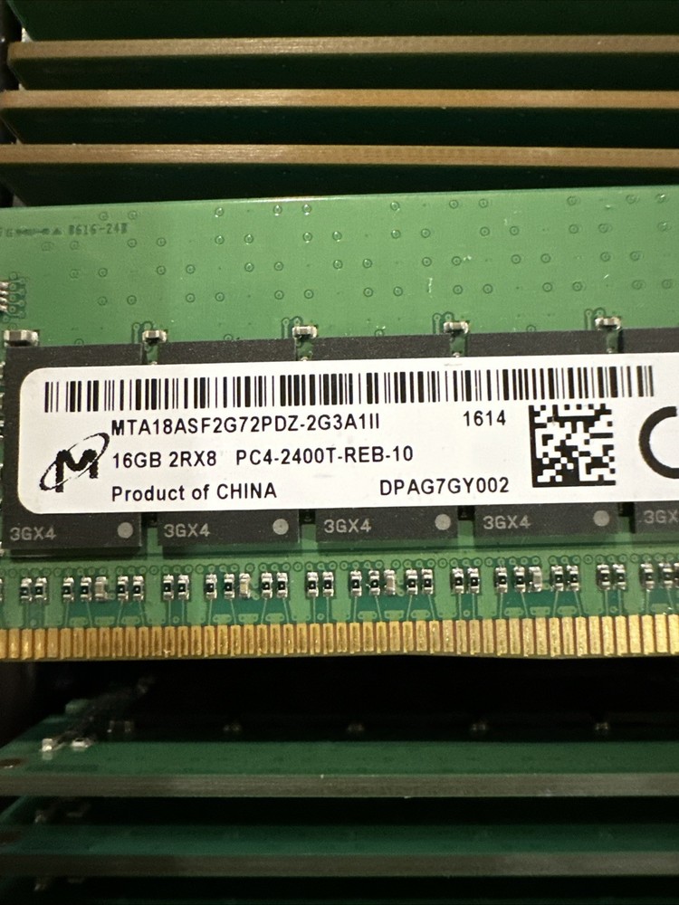 Micron 16GB DDR4 DIMM Memory Module (MTA18ASF2G72PDZ-2G3)
