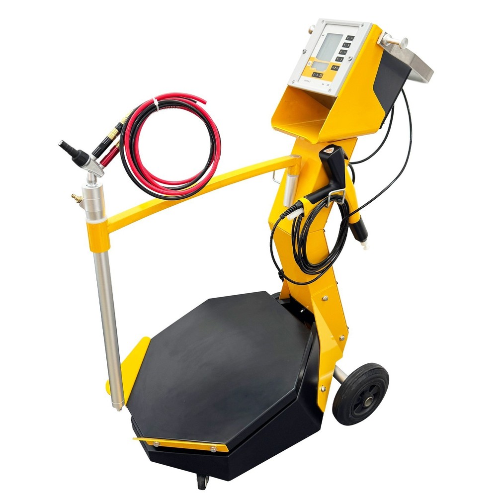 Box-type X Vibratory Feeding Electrostatic Particle Spray Gun 110V LCD Screen
