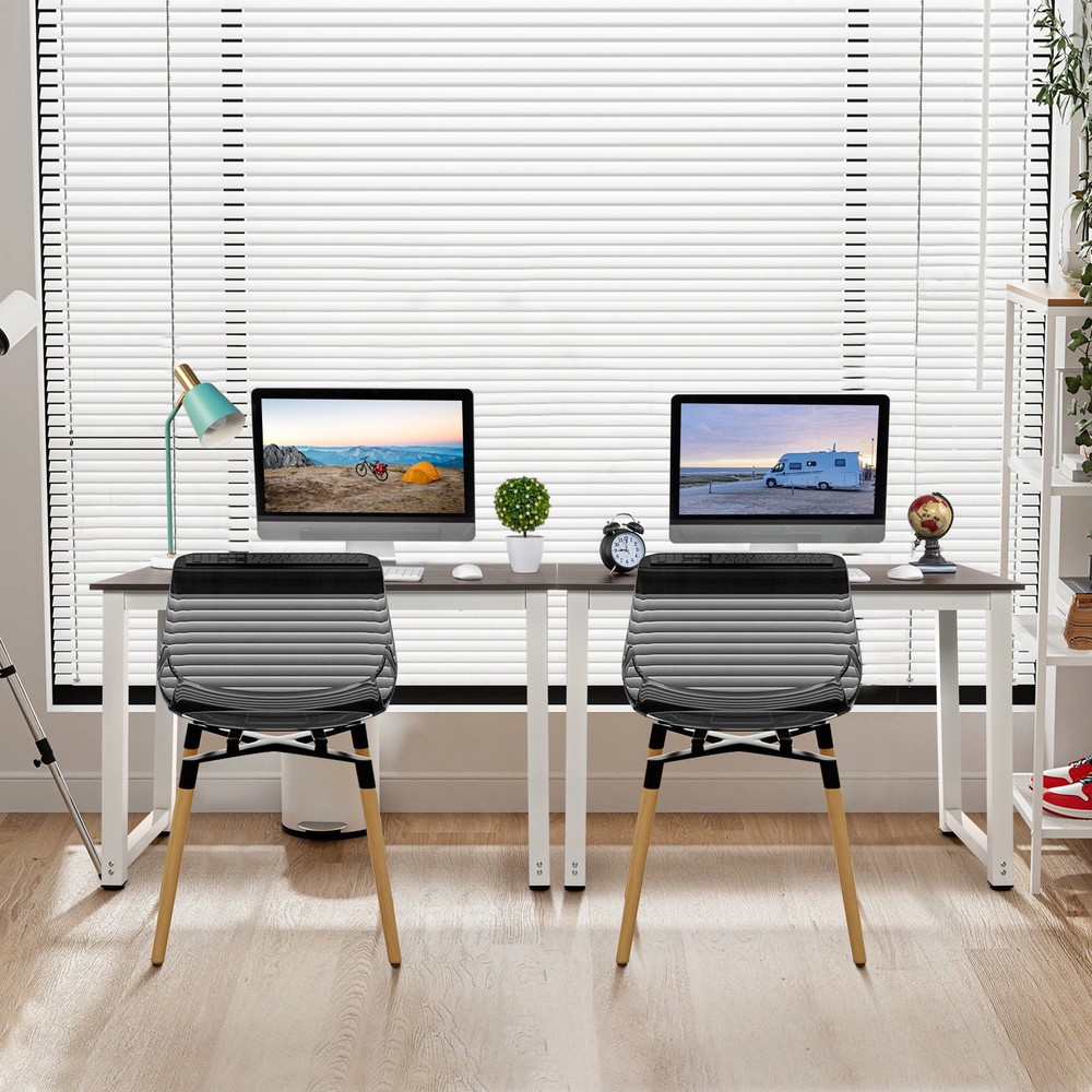 110cm Decent High Strength Wooden Computer Desk Gray