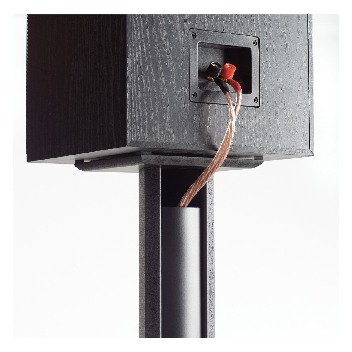 Sanus BF24 24" Fixed-Height Basic Foundations Speaker Stands - Pair (Black)