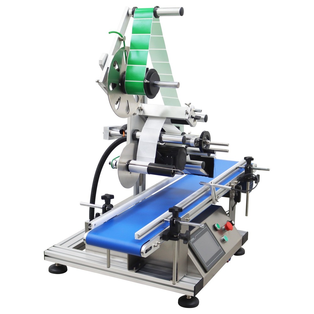 TECHTONGDA Auto Desktop Table Plane Labeling Machine Flat Surface Labeler LT-160