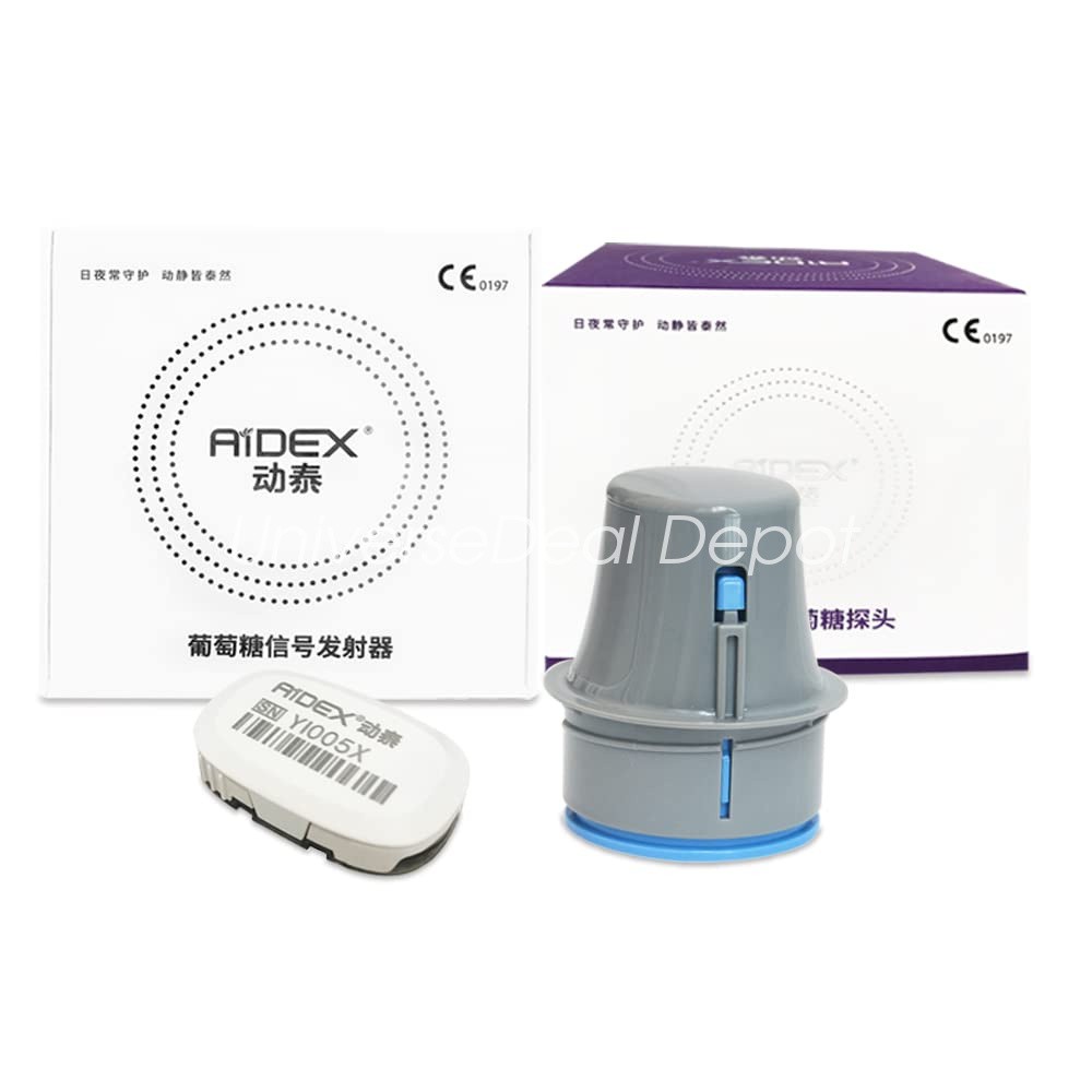 AiDEX 24 Hour Continuous Glucose Monitoring System Home Diabetes Glucose Sensor