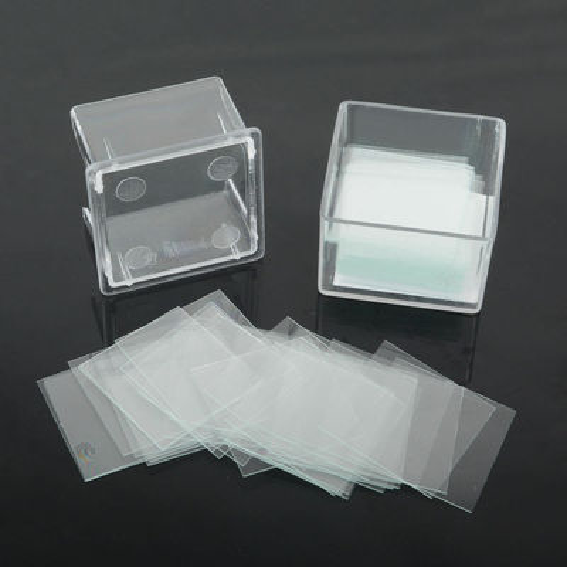 Reusable Laboratorial Double Concave Biological Microscope Blank Glass Slides La
