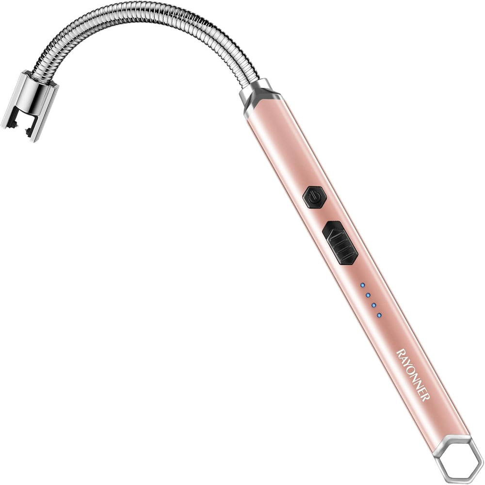 RAYONNER Lighter Electric Candle Lighter Rechargeable USB Lighter Long Flexible
