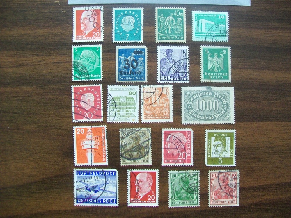 Germany Postage Stamps - Germany - Vintage - 20 Various Stamps (427)
