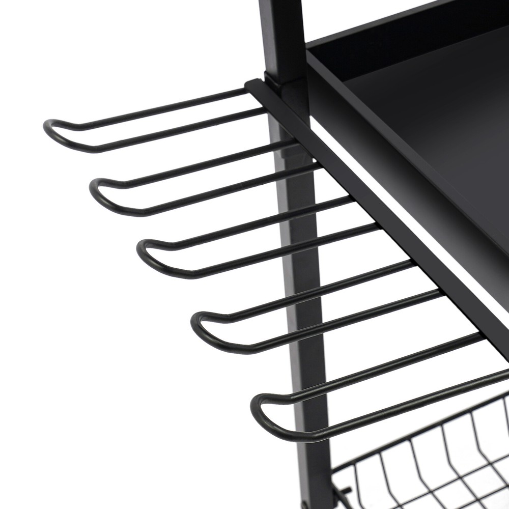 Power Tool Storage Cart Moveable, Tool Holder W/ Wheels For Tool Storage