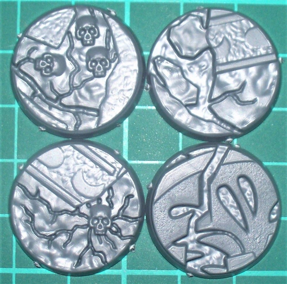 Shattered Dominion Bases - 4 x 25mm Round Bases (Multilisting)