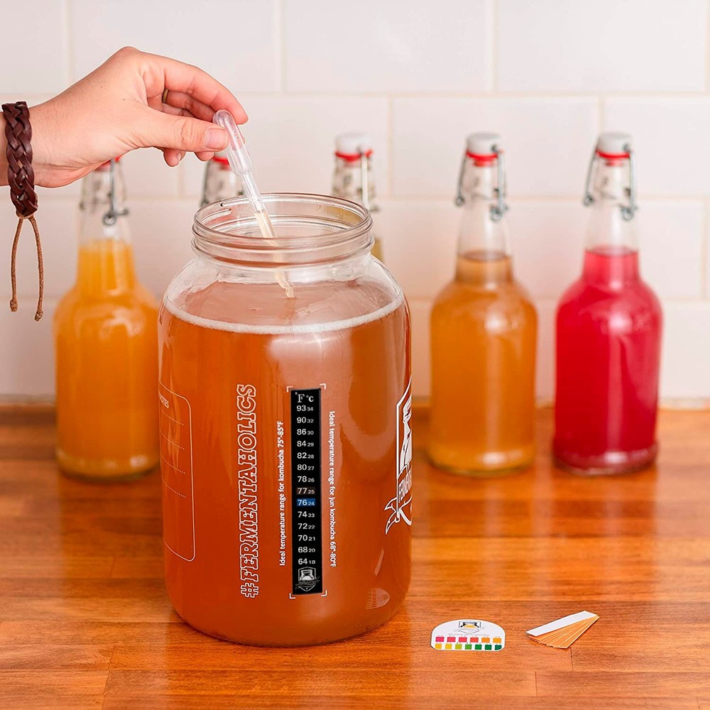 3 Pack Kombucha Fermentation Adhesive Strip Thermometer