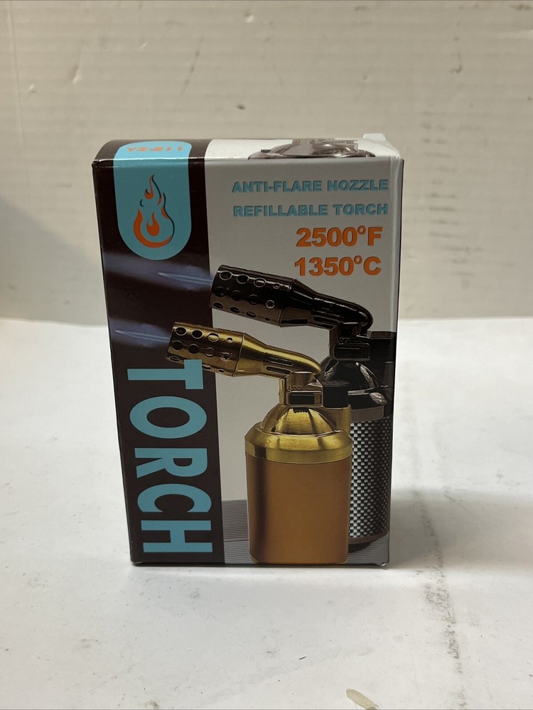 Torch Anti flare Nozzle Refillable Torch