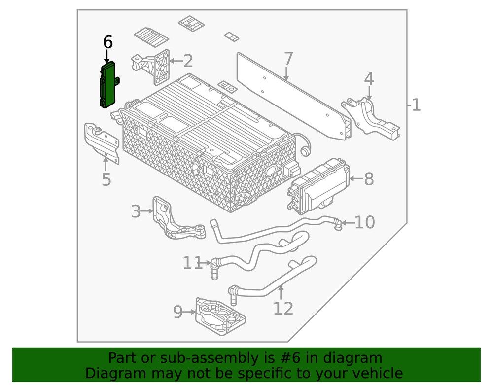 Genuine Audi Control Module 4M4-915-233-BL