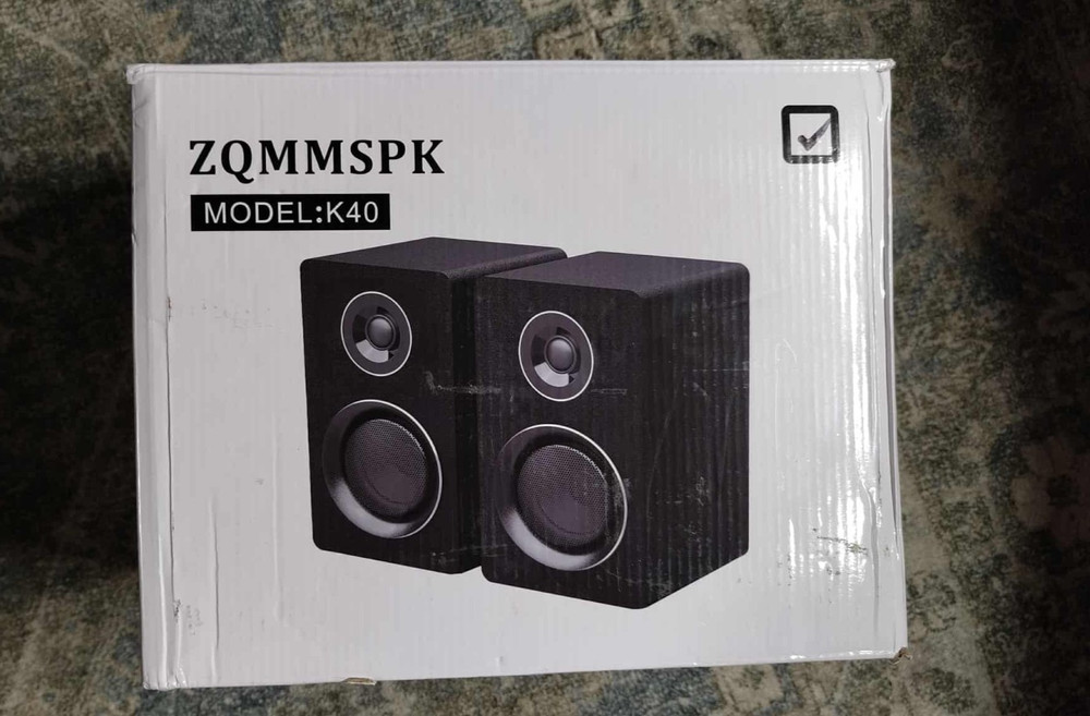 Computer Speakers for Desktop PC, Active Bookshelf Speaker with 3'’ Carbon Fi...