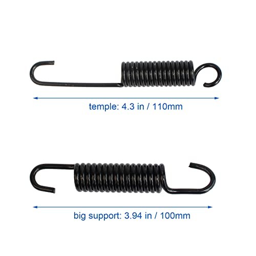 2Pcs Universal Motorcycle Kickstand Spring Set - Dirt Bike Side Stand - Return