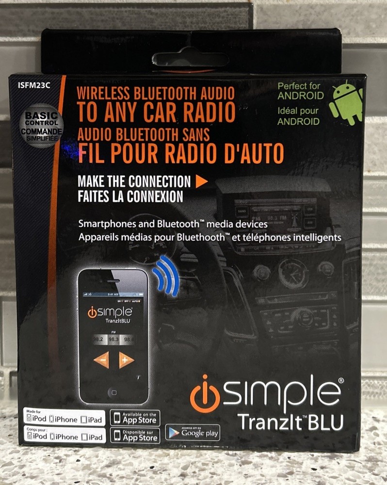 Isimple ISFM23C Transit BLU Universal Bluetooth FM Module