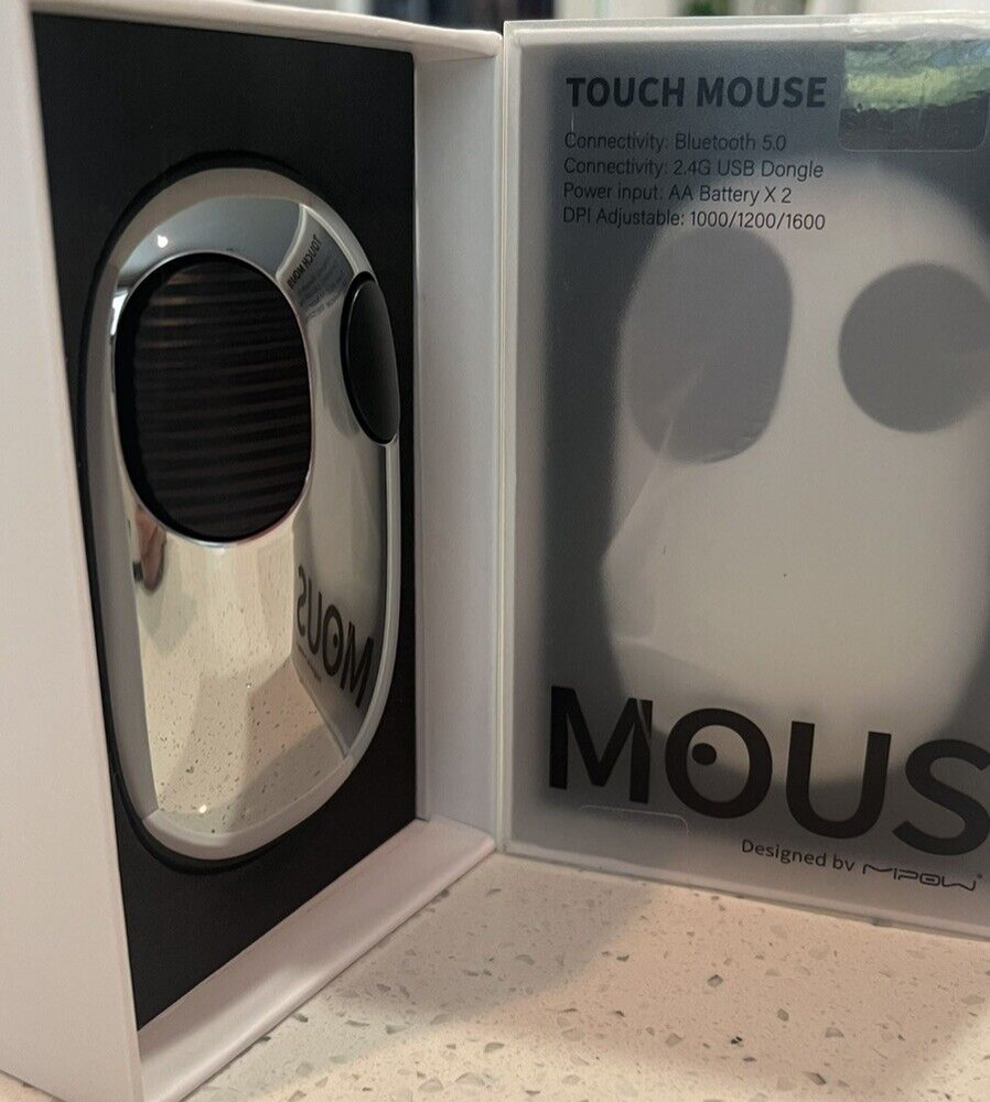Smart Touch Bluetooth Mouse Silver
