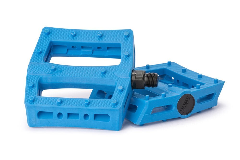 THEORY OUTSIDE BMX PC PEDALS - 9/16" - BLUE