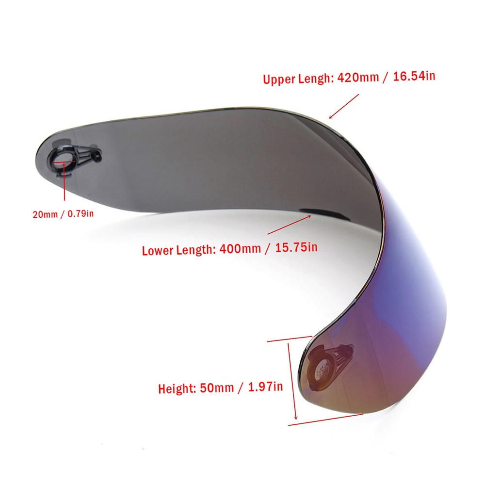 Motorcycle Wind Lens Visor Full Face Replacement for Moto D8K3