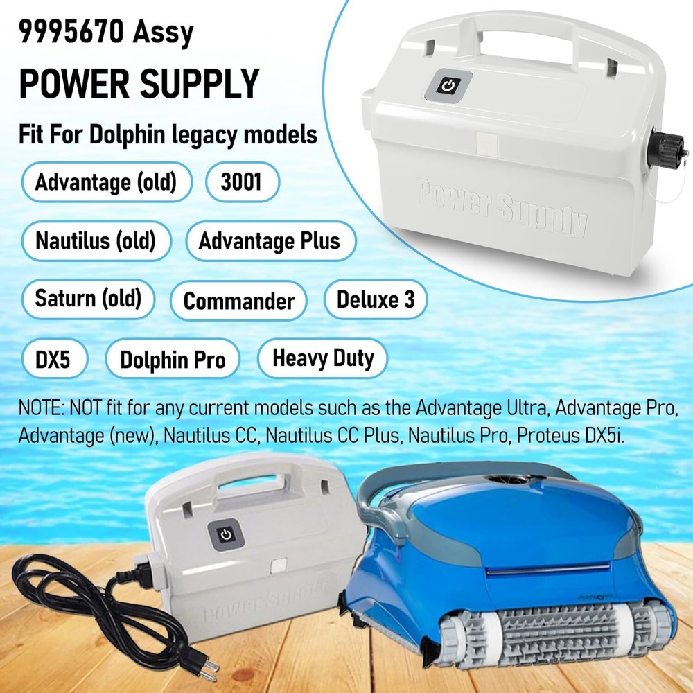 9995670 Assy Power Supply Unit For Dolphin Robotic Pool Cleaners Basic Models