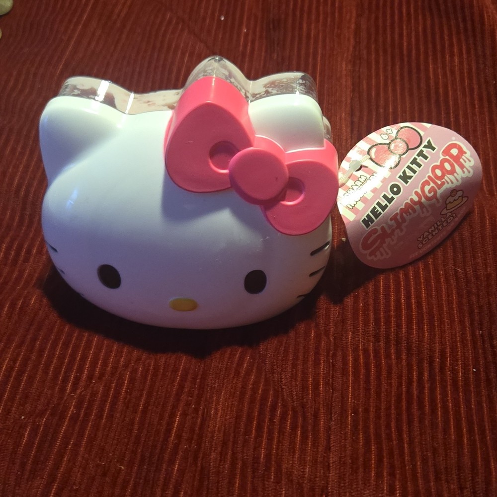Hello Kitty SlimyGloop Glitter Slime, Vanilla Scented, 4.5 oz