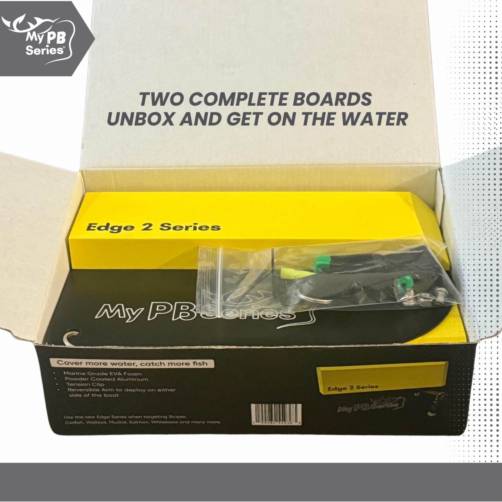 My PB Series Edge 2 Planer Boards 2 Pack | Heavy Duty | Adjustable | LED Ready