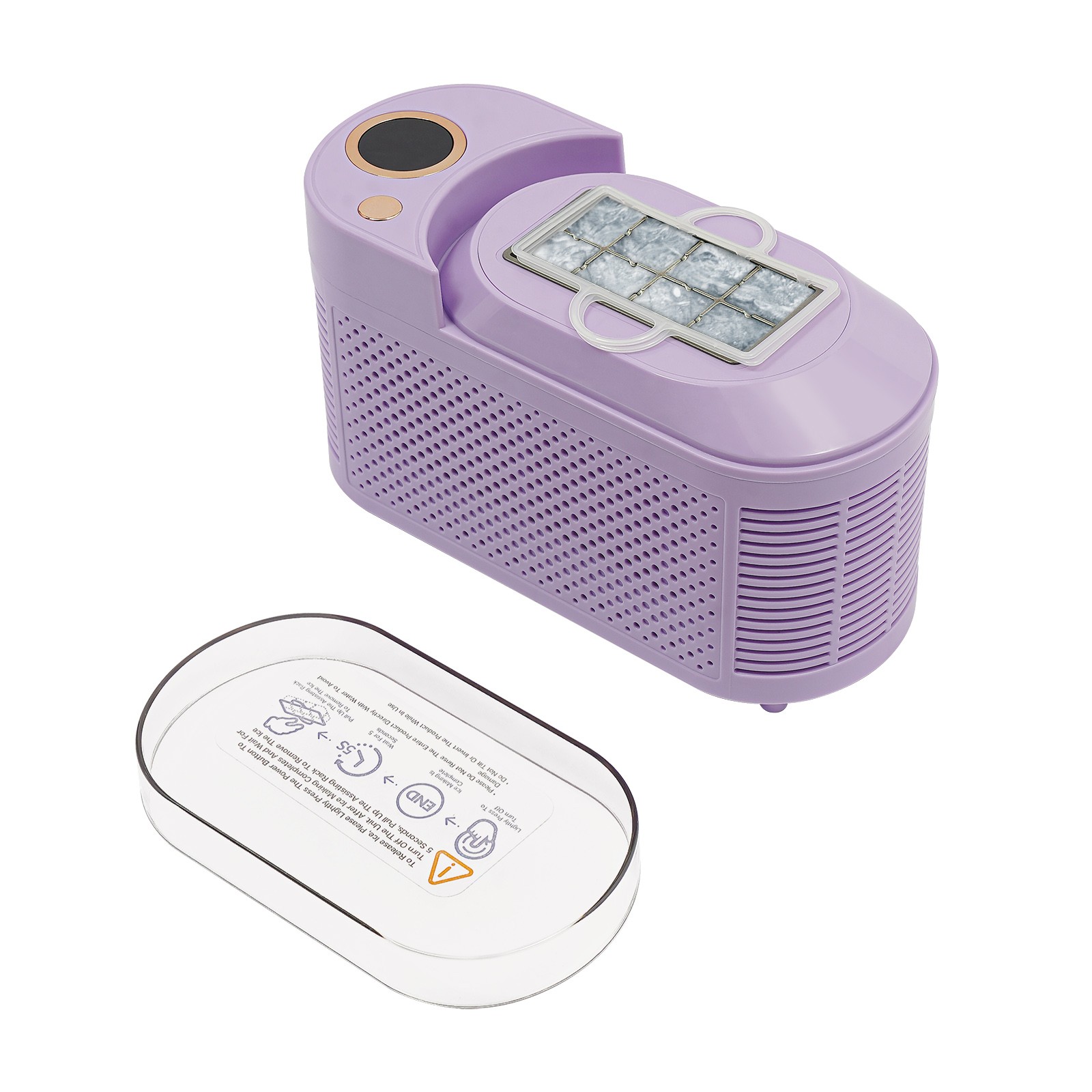 Mini 120W 12V Ice Maker Compact 8 Cubes Ice Maker Machine For Car Travel Camping