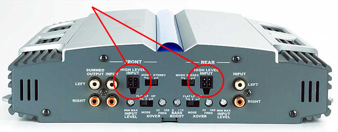 Speaker High Level Input Plug 4-Pin DIAMOND AUDIO MICRO1V2 MICRO2V2 MICRO4V2 5V2