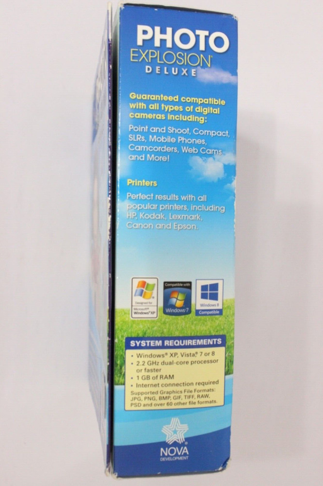 Photo Explosion Deluxe Version 5 for PC Windows - Open Box