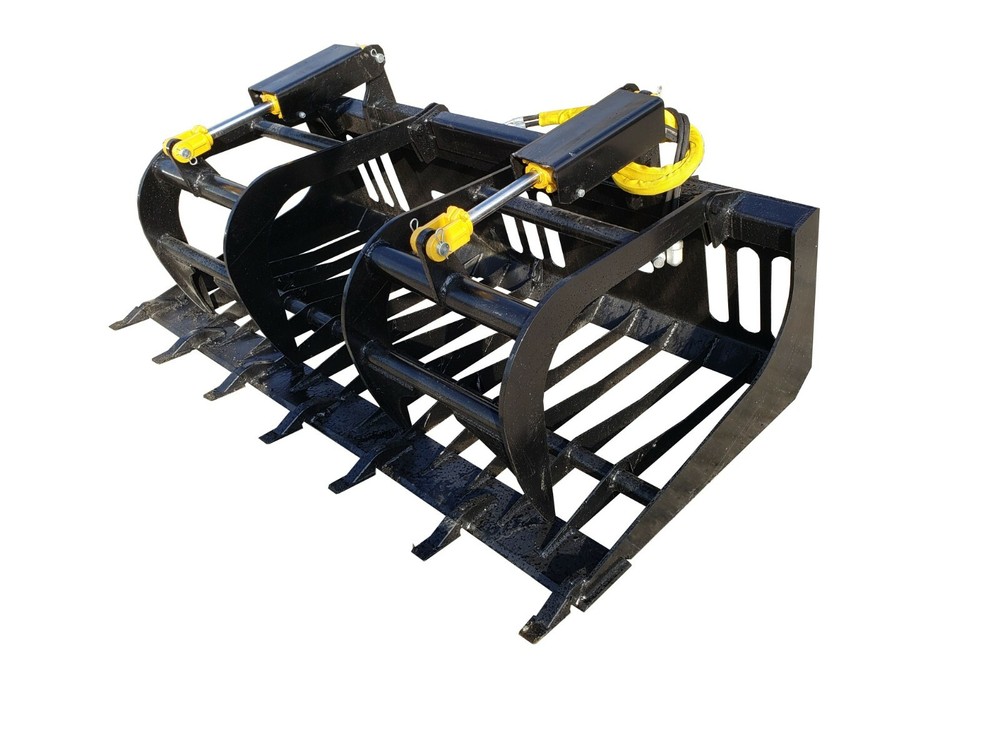 72" E-SERIES BOBCAT ROCK GRAPPLE SKIDSTEER ATTACHMENT UNIVERSAL QUICK ATTACH