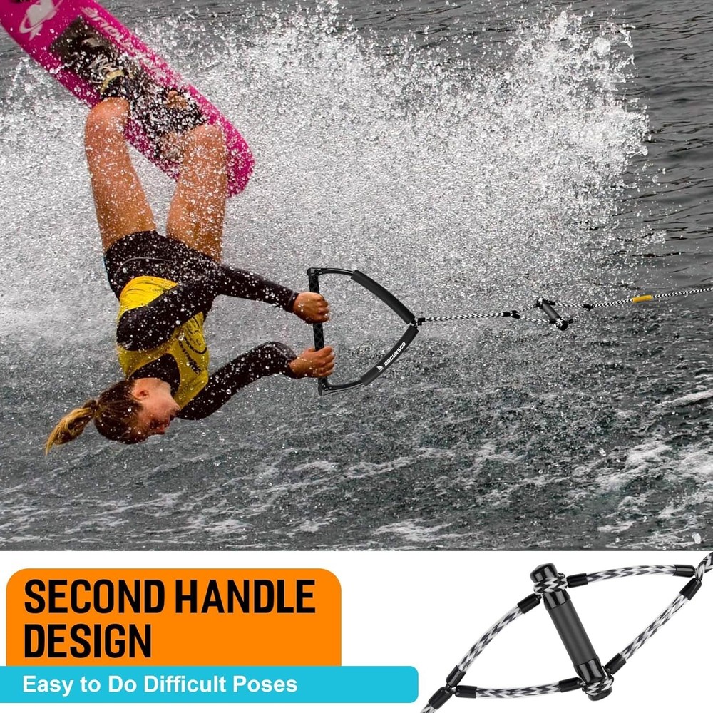Wakeboard Rope - 75FT Poly-E