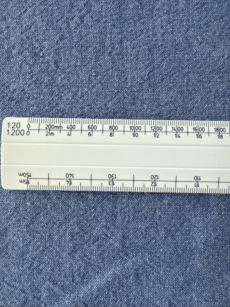 Linex 433 30cm Architect’s/Draughtsman’s Ruler - Technical Drawing Tool