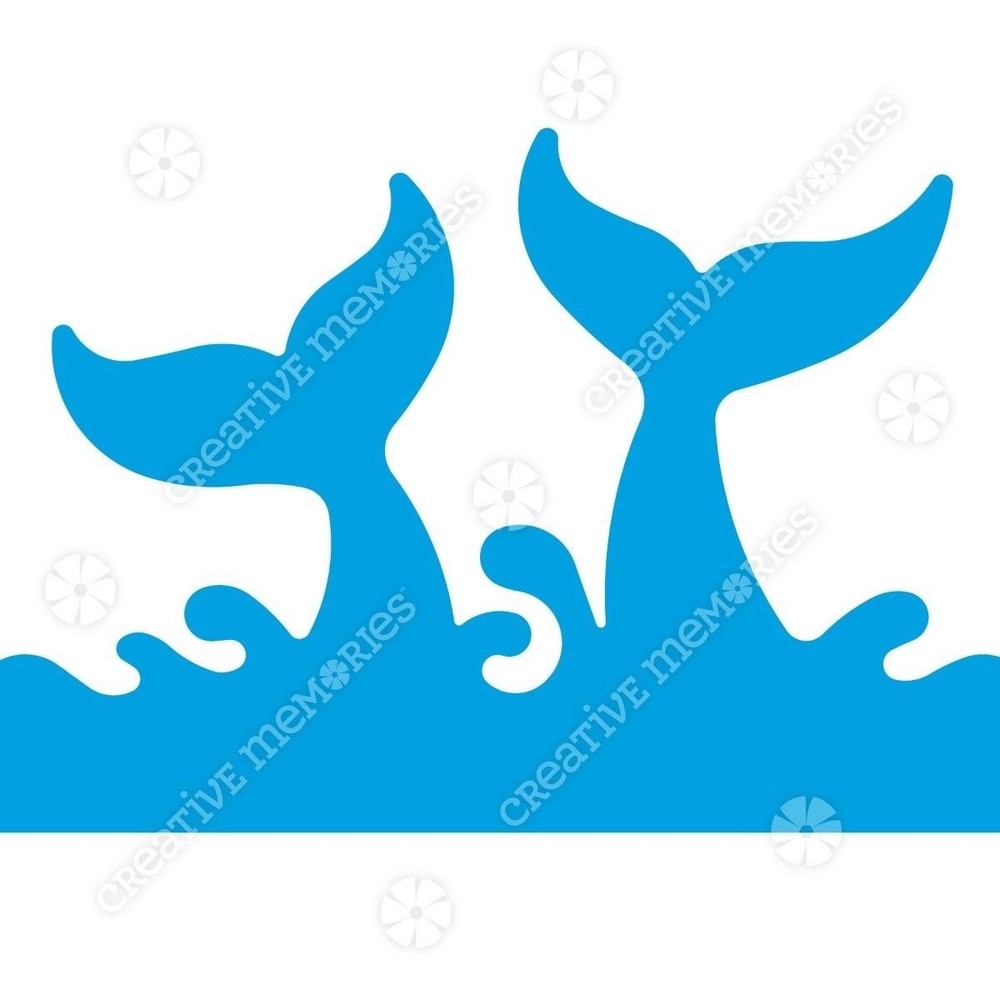 Creative Memories Whale Border Punch - New 2025