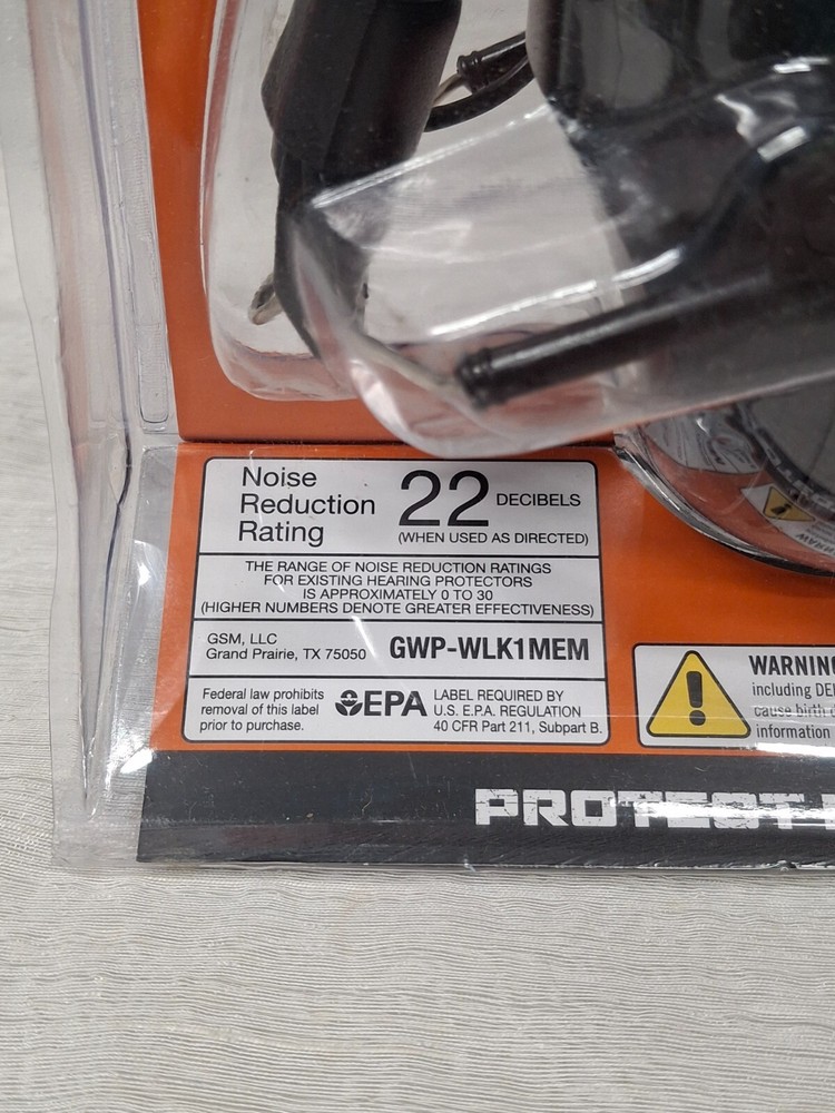 Walker's Electronic 50DB Muffs NEW