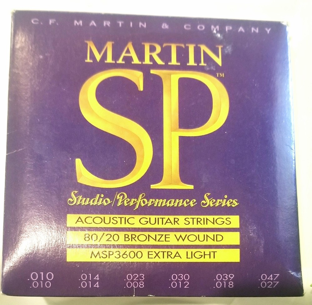 Martin SP MSP3600  80/20 Bronze Wound Acoustic Guitar Strings