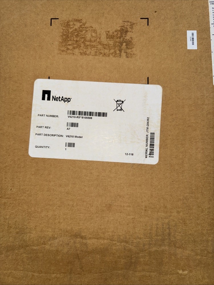 New NetApp V6210 Filer Head Storage Array