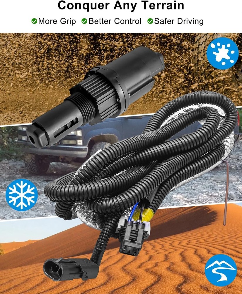 600-490 4WD Actuator Replacement-Compatible With Select Chevro-let GMC,Include