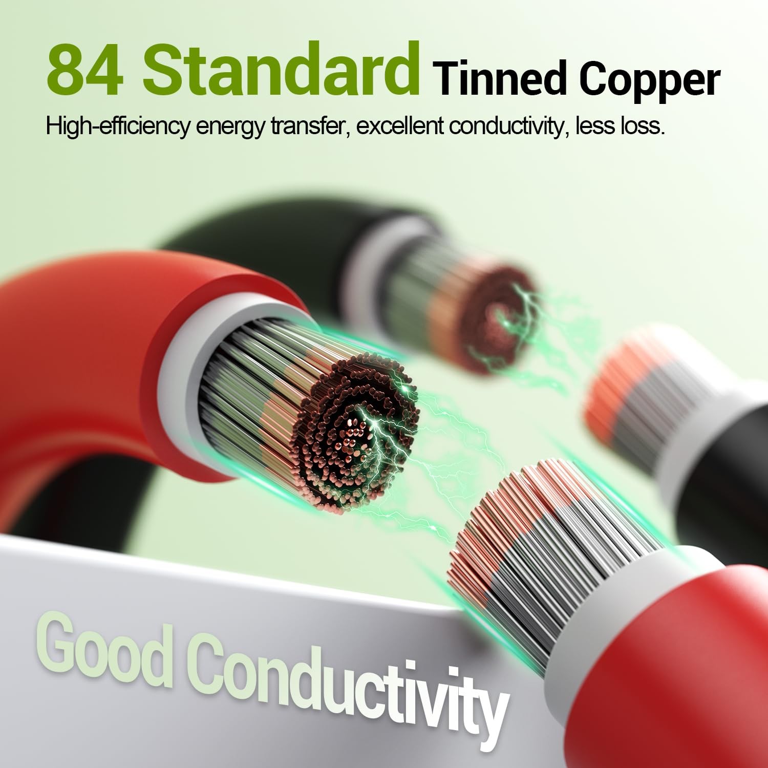 Aimou 20Feet 10AWG Solar Extension Cable, 10 Gauge Panel 10AWG, 20FT