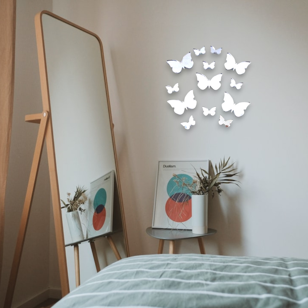 Decorative Big Wing Butterfly Bundle Mirrors (Several Colours & Sizes Available)