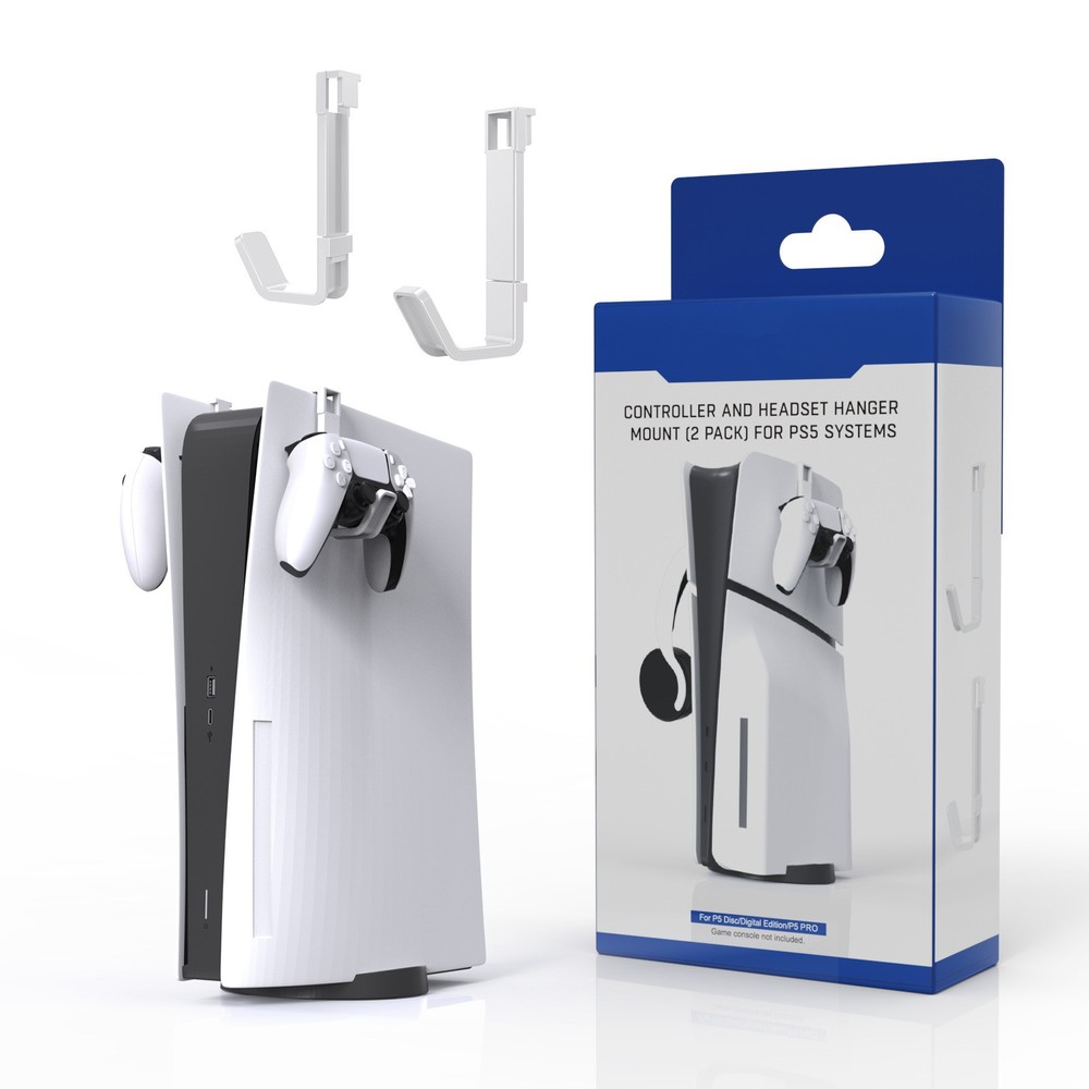 For PS5/PS5 Slim New Gaming Controller Headset Hanging Holder Accessories,