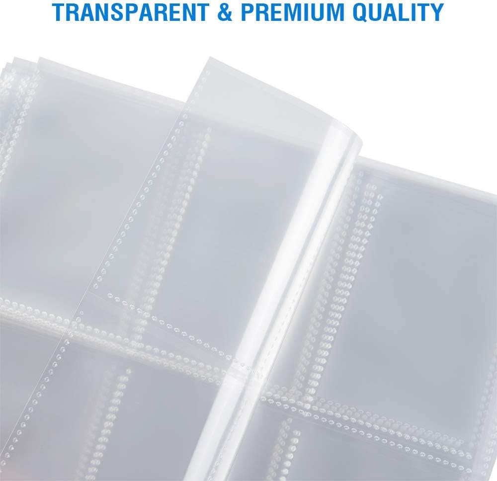 Binder Card Sleeves Storage Pages
